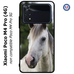 Coque pour Xiaomi Poco M4 Pro (4G) Coque cheval blanc - tête de cheval