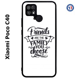 Coque pour Xiaomi Poco C40 Friends are the family you choose - citation amis famille