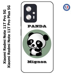 Coque pour Xiaomi Redmi Note 11T PRO / 11T PRO PLUS Panda tout mignon