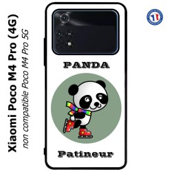 Coque pour Xiaomi Poco M4 Pro (4G) Panda patineur patineuse - sport patinage