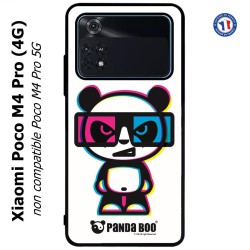 Coque pour Xiaomi Poco M4 Pro (4G) PANDA BOO© 3D - lunettes - coque humour