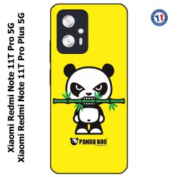 Coque pour Xiaomi Redmi Note 11T PRO / 11T PRO PLUS PANDA BOO© Bamboo à pleine dents - coque humour