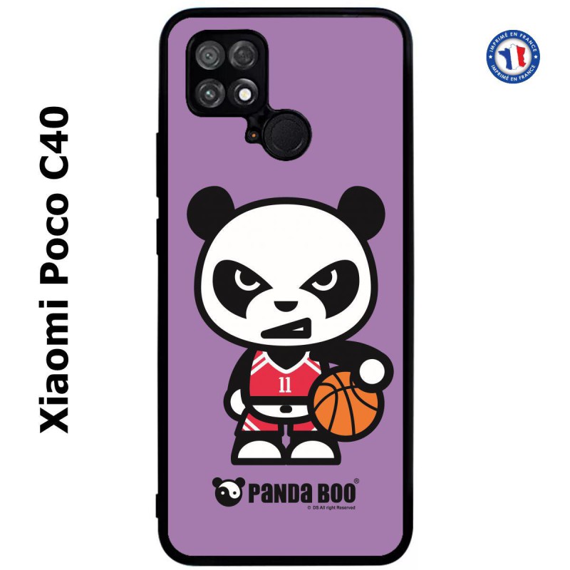 Coque pour Xiaomi Poco C40 PANDA BOO© Basket Sport Ballon - coque humour