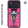 Coque pour Xiaomi Poco X4 Pro 5G PANDA BOO© Moto Biker - coque humour