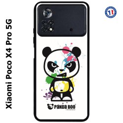 Coque pour Xiaomi Poco X4 Pro 5G PANDA BOO© paintball color flash - coque humour