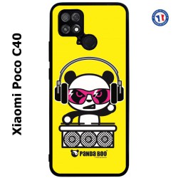 Coque pour Xiaomi Poco C40 PANDA BOO© DJ music - coque humour