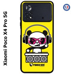Coque pour Xiaomi Poco X4 Pro 5G PANDA BOO© DJ music - coque humour