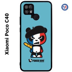 Coque pour Xiaomi Poco C40 PANDA BOO© Français béret baguette - coque humour