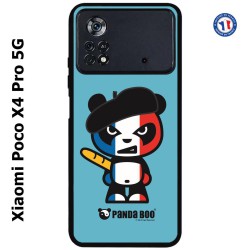 Coque pour Xiaomi Poco X4 Pro 5G PANDA BOO© Français béret baguette - coque humour