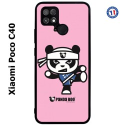 Coque pour Xiaomi Poco C40 PANDA BOO© Ninja Kung Fu Samouraï - coque humour