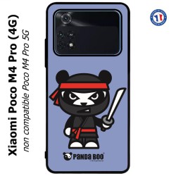 Coque pour Xiaomi Poco M4 Pro (4G) PANDA BOO© Ninja Boo noir - coque humour