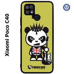 Coque pour Xiaomi Poco C40 PANDA BOO© Punk Musique Guitare - coque humour