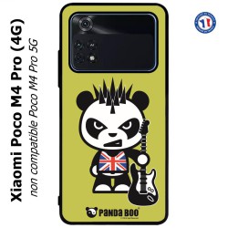 Coque pour Xiaomi Poco M4 Pro (4G) PANDA BOO© Punk Musique Guitare - coque humour