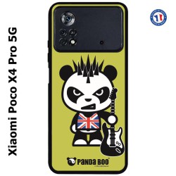 Coque pour Xiaomi Poco X4 Pro 5G PANDA BOO© Punk Musique Guitare - coque humour