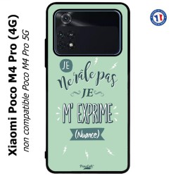 Coque pour Xiaomi Poco M4 Pro (4G) ProseCafé© coque Humour : Je ne râle pas Je m'exprime