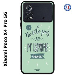 Coque pour Xiaomi Poco X4 Pro 5G ProseCafé© coque Humour : Je ne râle pas Je m'exprime