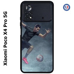 Coque pour Xiaomi Poco X4 Pro 5G Cristiano Ronaldo club foot Turin Football course ballon