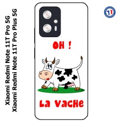 Coque pour Xiaomi Redmi Note 11T PRO / 11T PRO PLUS Oh la vache - coque humoristique