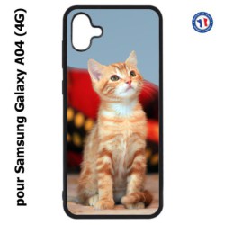 Coque pour Samsung Galaxy A04 (4G) - Adorable chat - chat robe cannelle