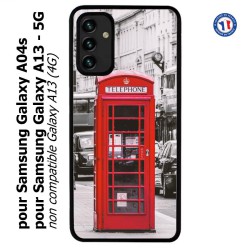 Coque pour Samsung Galaxy A13 - 5G et A04s Cabine téléphone Londres - Cabine rouge London