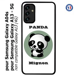 Coque pour Samsung Galaxy A13 - 5G et A04s Panda tout mignon