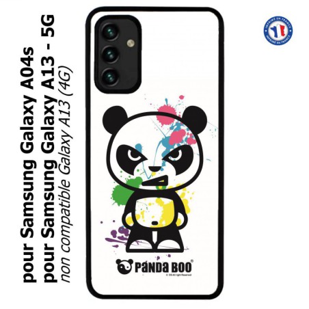 Coque pour Samsung Galaxy A13 - 5G et A04s PANDA BOO© paintball color flash - coque humour
