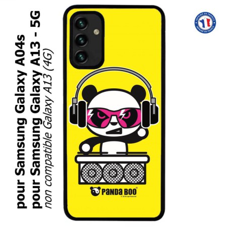 Coque pour Samsung Galaxy A13 - 5G et A04s PANDA BOO© DJ music - coque humour