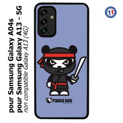 Coque pour Samsung Galaxy A13 - 5G et A04s PANDA BOO© Ninja Boo noir - coque humour