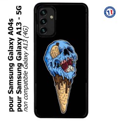 Coque pour Samsung Galaxy A13 - 5G et A04s Ice Skull - Crâne Glace - Cône Crâne - skull art