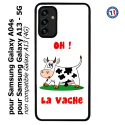 Coque pour Samsung Galaxy A13 - 5G et A04s Oh la vache - coque humoristique