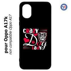 Coque pour Oppo A17k - Crazy Dog Lady - Chien