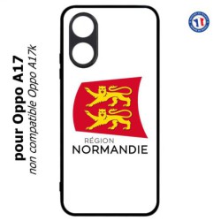 Coque pour Oppo A17 - Logo Normandie - Écusson Normandie - 2 léopards