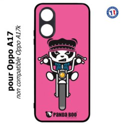 Coque pour Oppo A17 - PANDA BOO© Moto Biker - coque humour