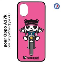 Coque pour Oppo A17k - PANDA BOO© Moto Biker - coque humour