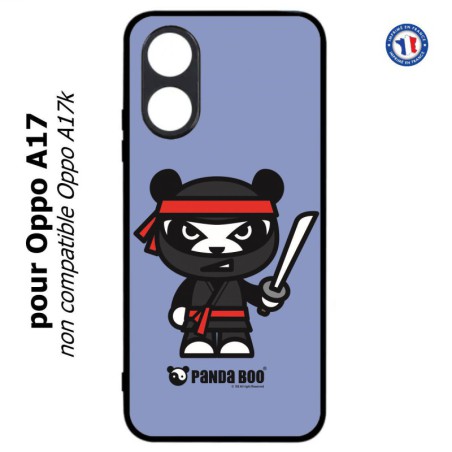 Coque pour Oppo A17 - PANDA BOO© Ninja Boo noir - coque humour