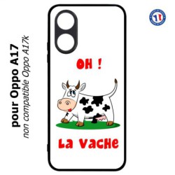 Coque pour Oppo A17 - Oh la vache - coque humoristique
