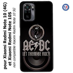 Coque pour Xiaomi Redmi Note 10 (4G) et Note 10S - groupe rock AC/DC musique rock ACDC