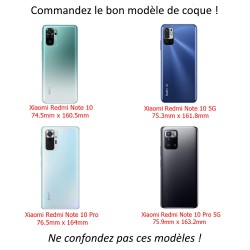 Coque pour Xiaomi Redmi Note 10 (4G) et Note 10S - Background lol Kiss Me Wow Love U baiser amour bleu wallpaper
