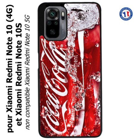 Coque pour Xiaomi Redmi Note 10 (4G) et Note 10S - Coca-Cola Rouge Original