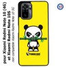 Coque pour Xiaomi Redmi Note 10 (4G) et Note 10S - PANDA BOO© Bamboo à pleine dents - coque humour
