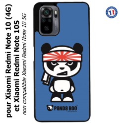 Coque pour Xiaomi Redmi Note 10 (4G) et Note 10S - PANDA BOO© Banzaï Samouraï japonais - coque humour