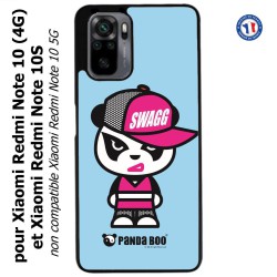Coque pour Xiaomi Redmi Note 10 (4G) et Note 10S - PANDA BOO© Miss Panda SWAG - coque humour