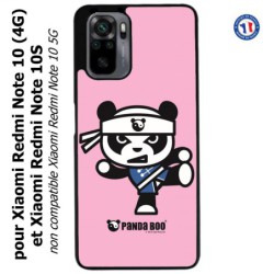 Coque pour Xiaomi Redmi Note 10 (4G) et Note 10S - PANDA BOO© Ninja Kung Fu Samouraï - coque humour