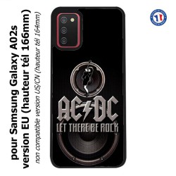 Coque pour Samsung Galaxy A02s version EU groupe rock AC/DC musique rock ACDC