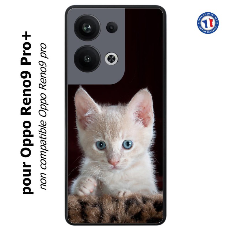 Coque pour Oppo Reno9 Pro PLUS Bébé chat tout mignon - chaton yeux bleus