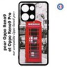 Coque pour Oppo Reno9 et Reno9 Pro Cabine téléphone Londres - Cabine rouge London