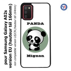 Coque pour Samsung Galaxy A02s version EU Panda tout mignon