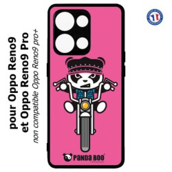 Coque pour Oppo Reno9 et Reno9 Pro PANDA BOO© Moto Biker - coque humour
