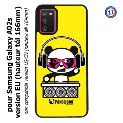 Coque pour Samsung Galaxy A02s version EU PANDA BOO© DJ music - coque humour