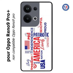 Coque pour Oppo Reno9 Pro PLUS USA lovers - drapeau USA - patriot